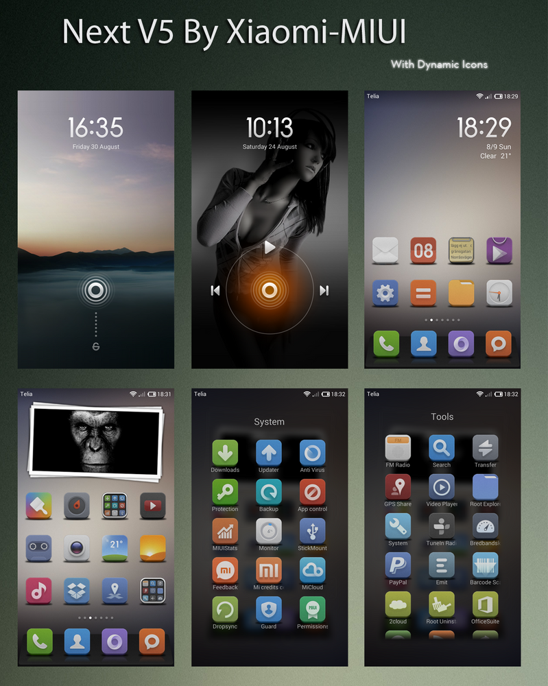 Темы для ⧼xiaomi miui⧽