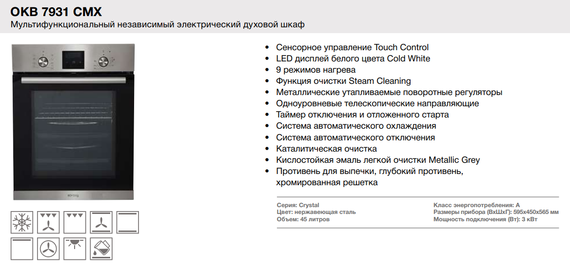 👍 топ-5 лучших электрических духовых шкафов 2020-2021