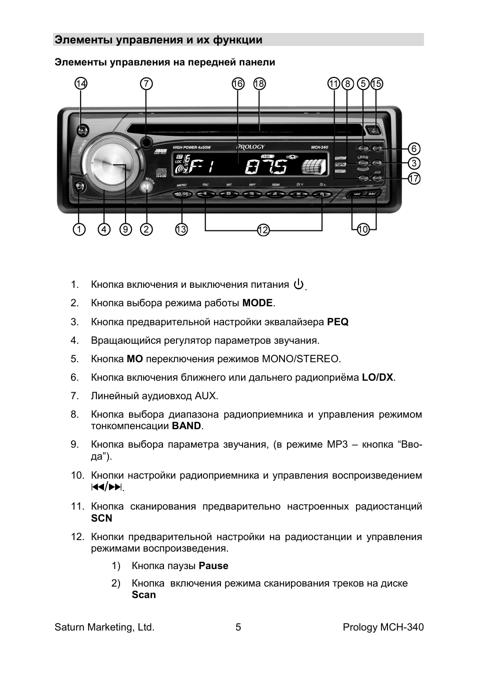 Распиновка разъема магнитолы по цветам проводов
