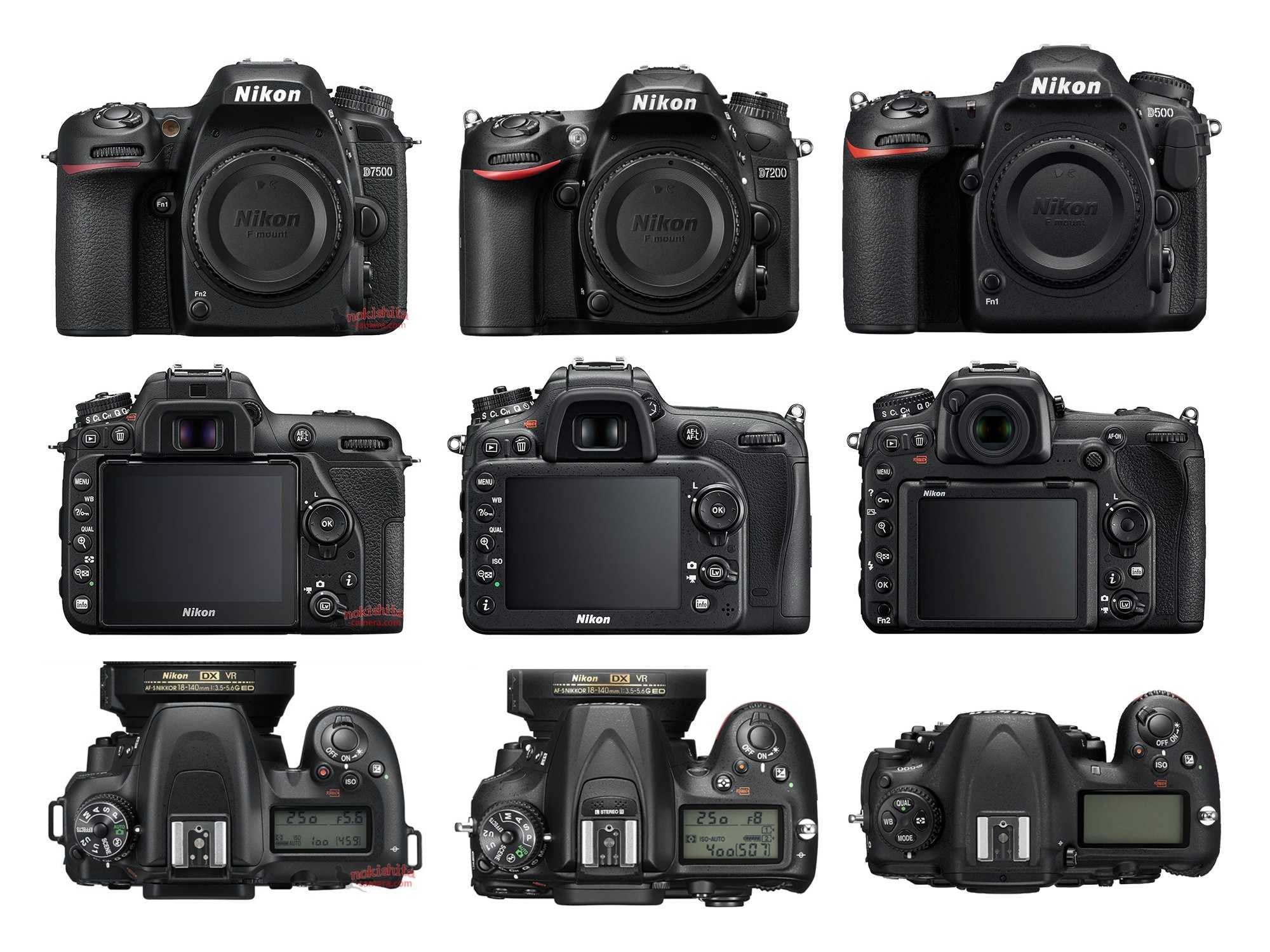 Обзор зеркальных фотоаппаратов nikon