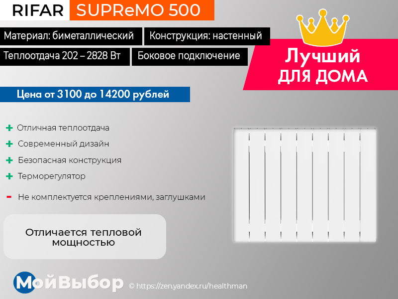 Биметаллические радиаторы отопления какие лучше
