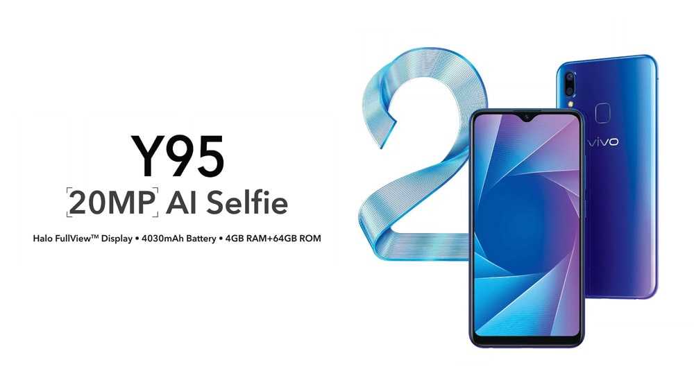 Смартфон Vivo Y95 кроме поддержки NFC может похвастаться достойной IPS матрицей, неплохим железом и вместительной АКБ За производительность отвечает процессор Snapdragon 439 на 8 ядер и 4 ГБ оперативной памяти, что в сумме дает возможность запускать больш